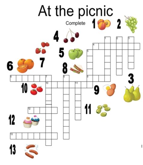 recommended) or try your luck as a walk-in. . Picnic take along crossword clue